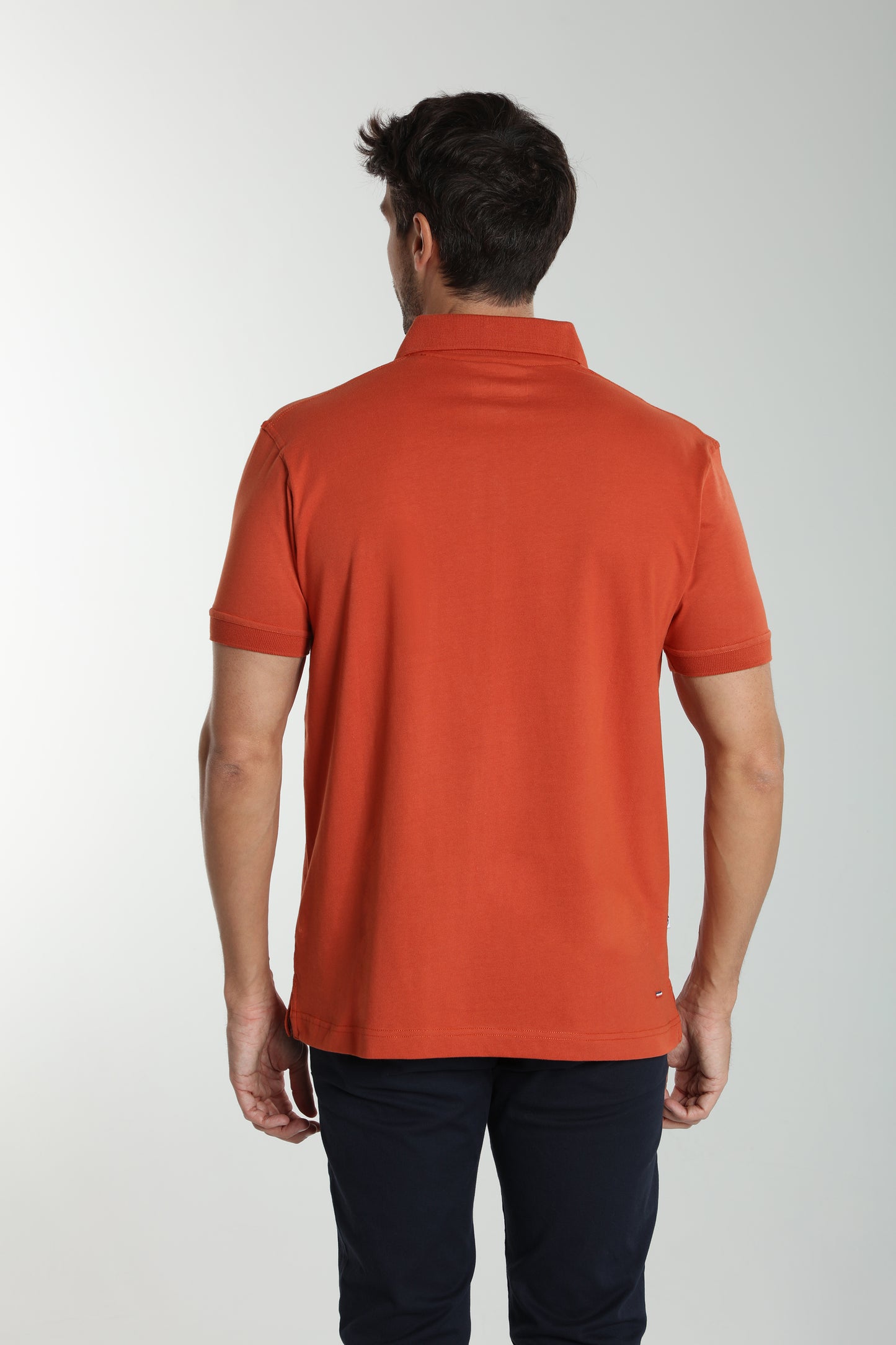 Polo manches courtes PJEY brique