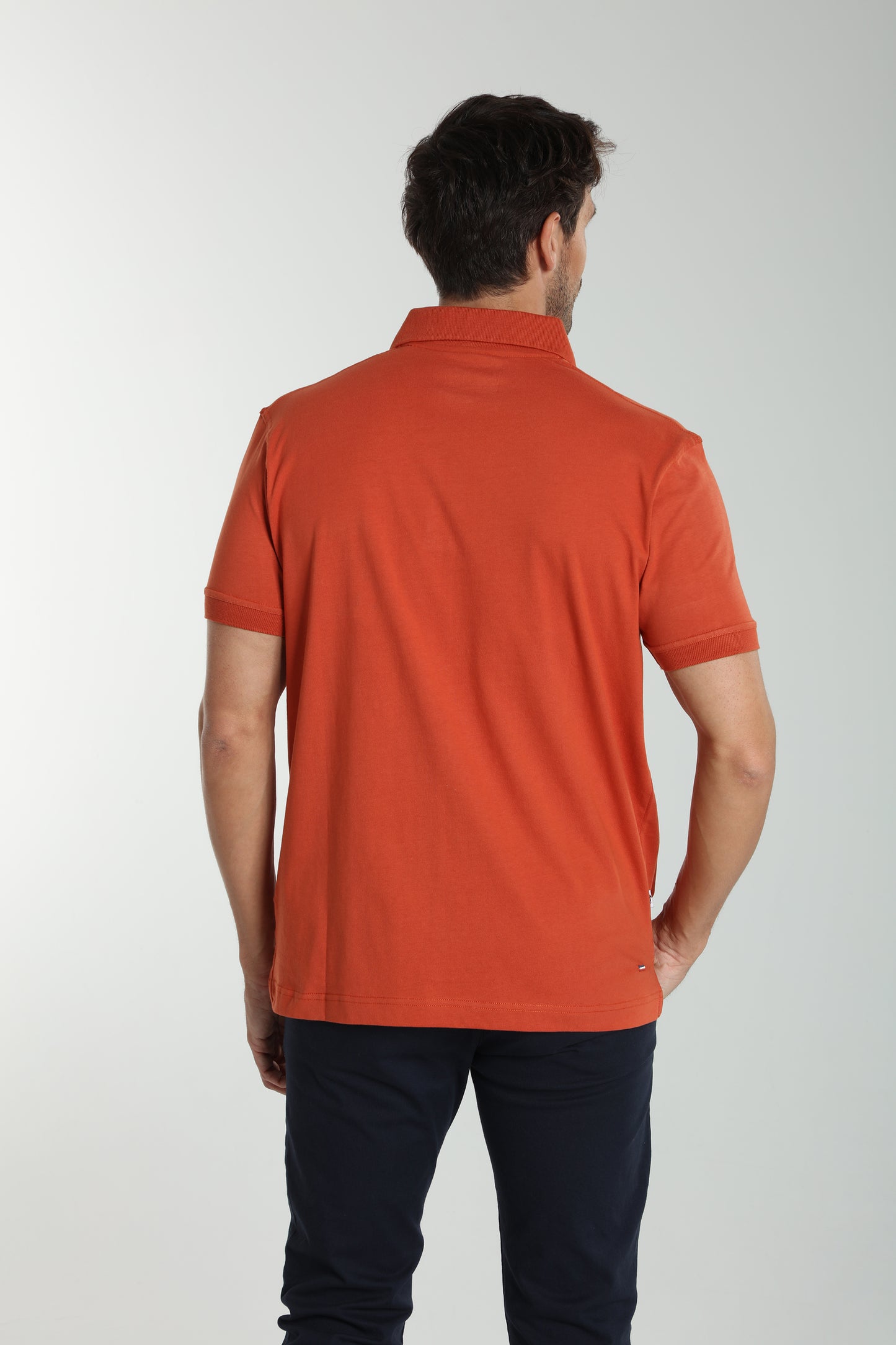 Polo manches courtes PJEY brique
