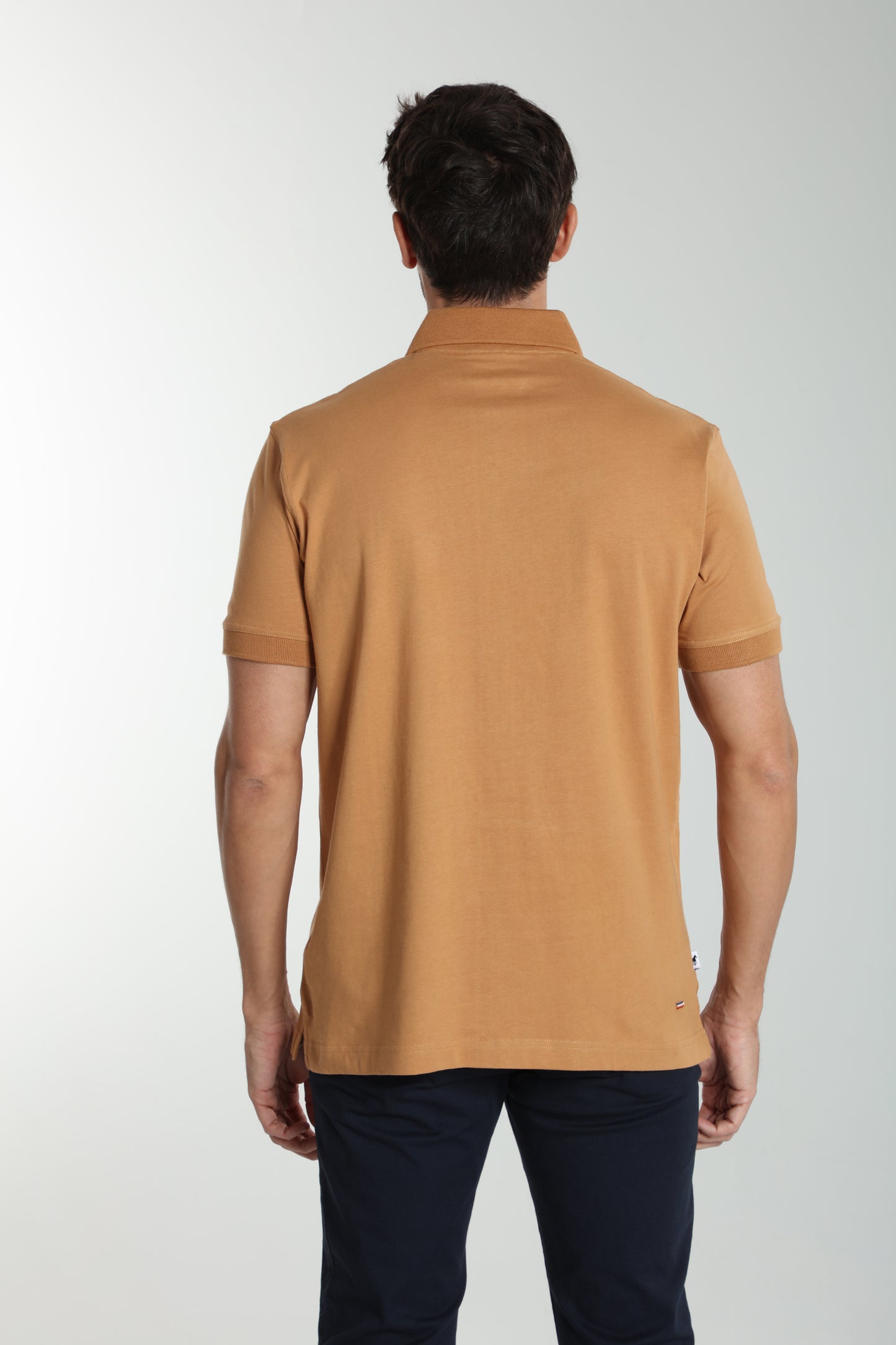 Polo manches courtes PJEY tabac