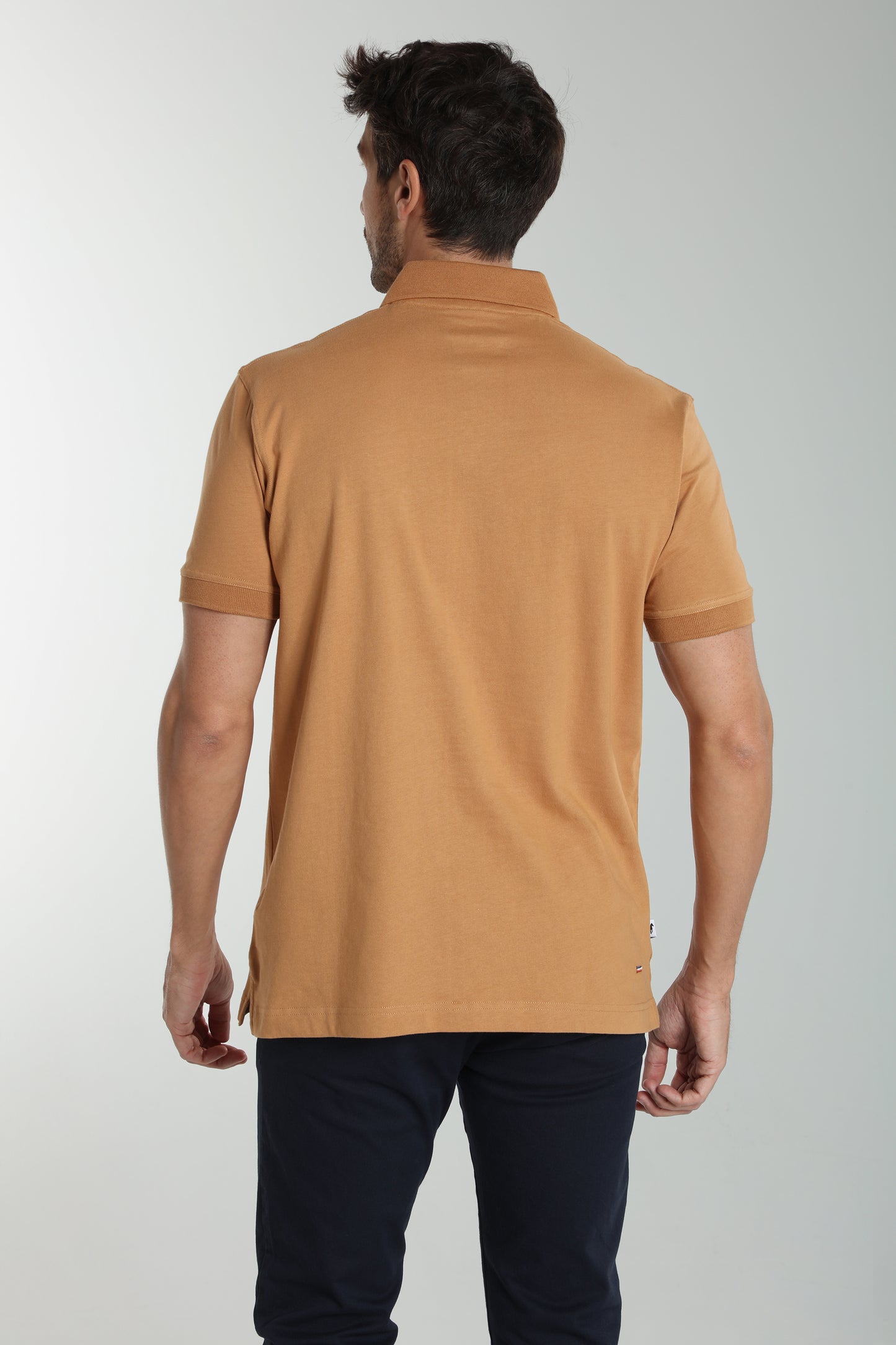 Polo manches courtes PJEY tabac