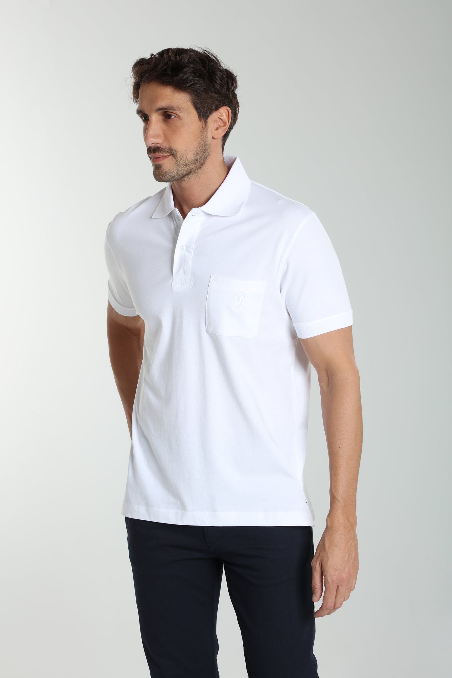 Polo manches courtes PJEY blanc