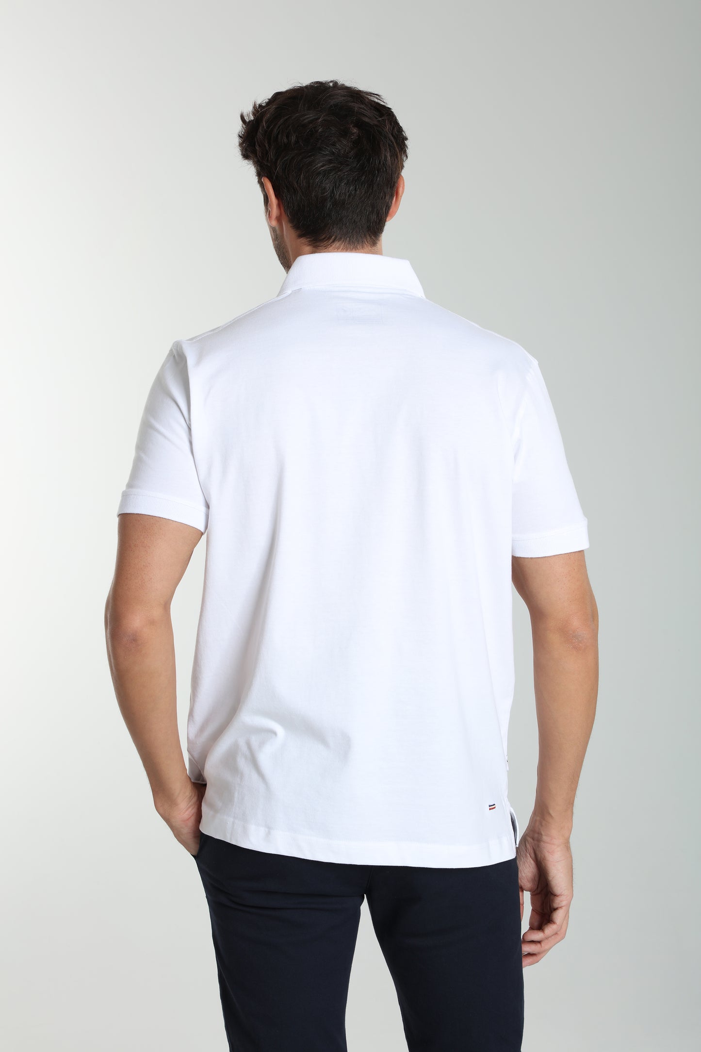Polo manches courtes PJEY blanc