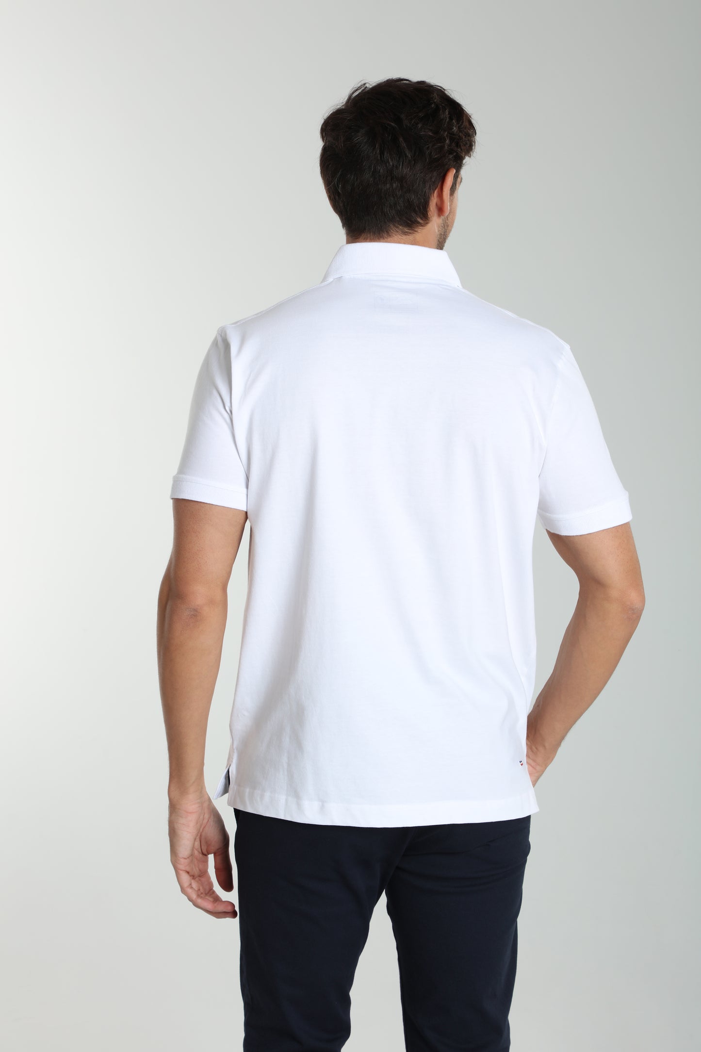 Polo manches courtes PJEY blanc