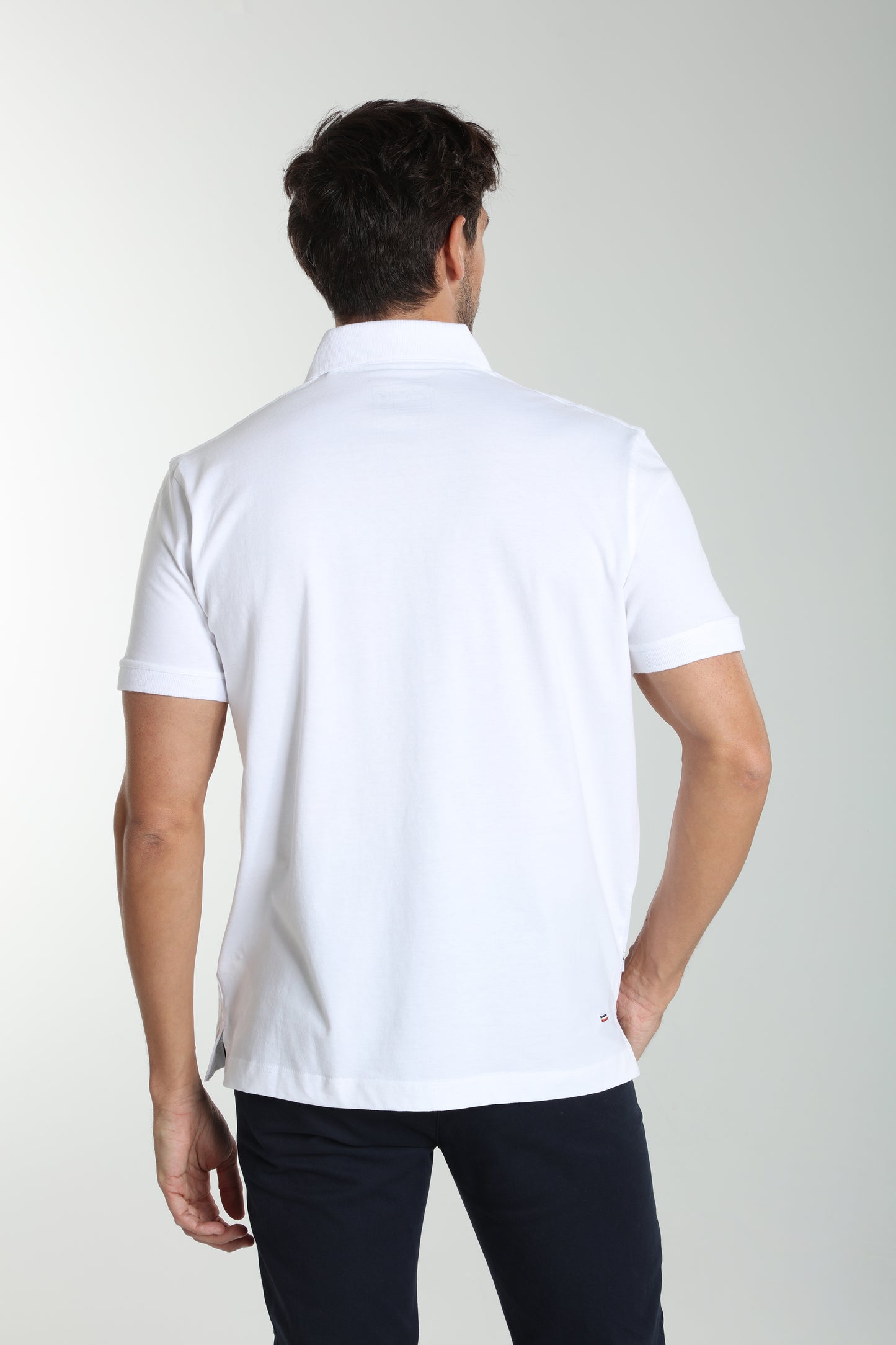 Polo manches courtes PJEY blanc