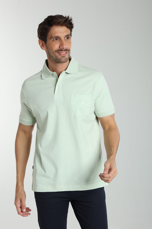 Polo manches courtes PJEY céladon