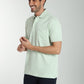 Polo manches courtes PJEY céladon