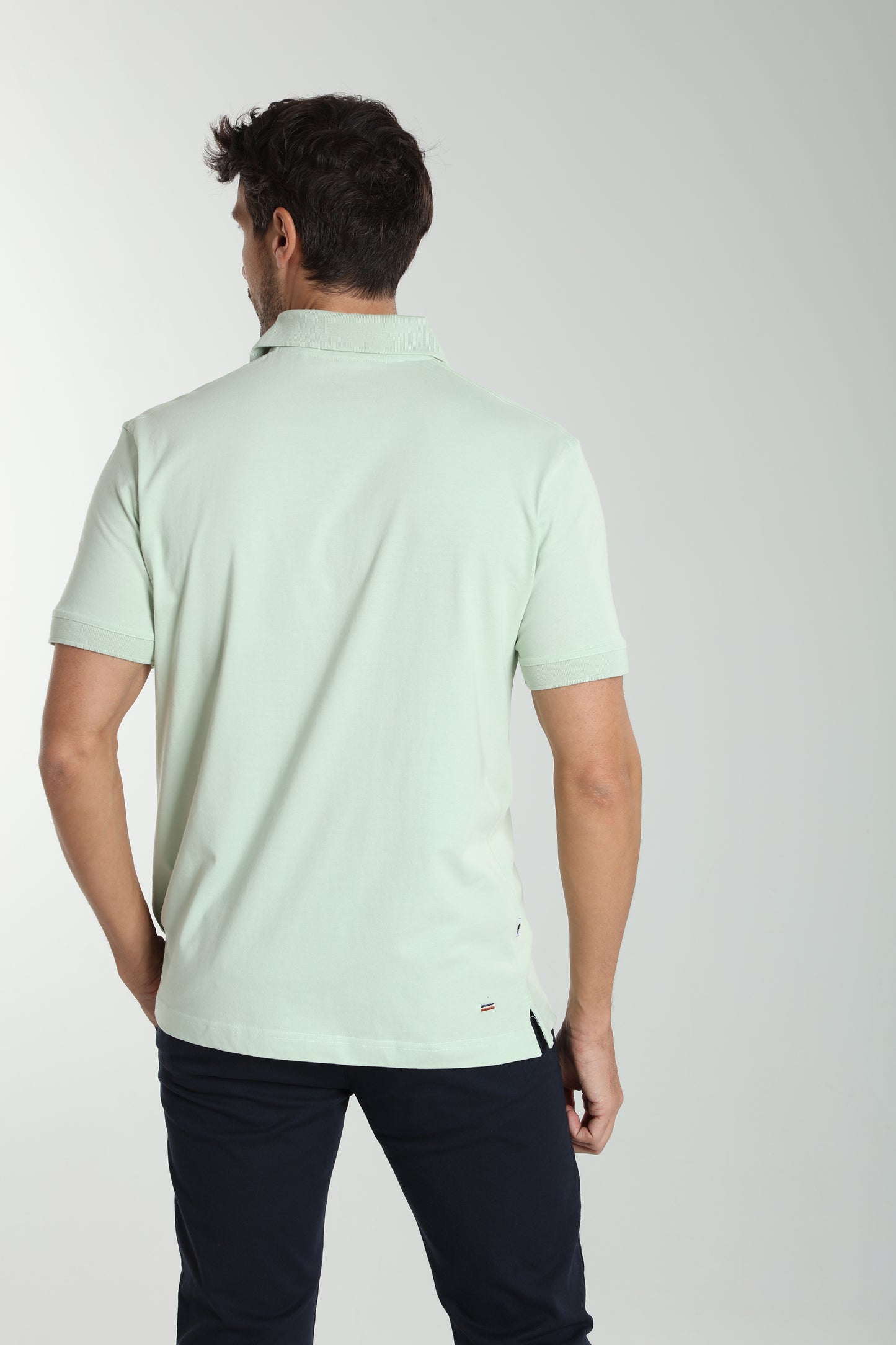 Polo manches courtes PJEY céladon