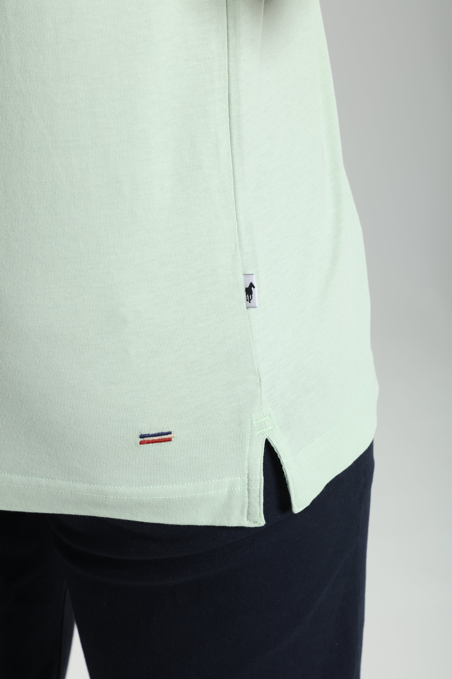 Polo manches courtes PJEY céladon