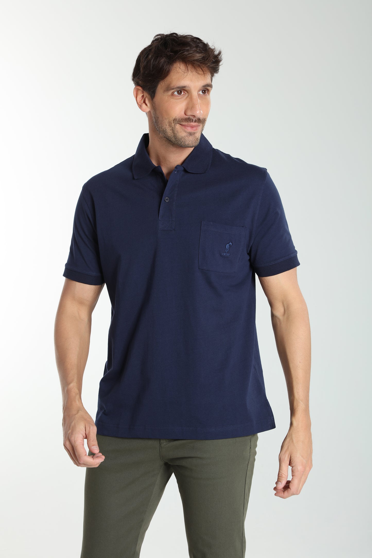 Polo manches courtes PJEY marine
