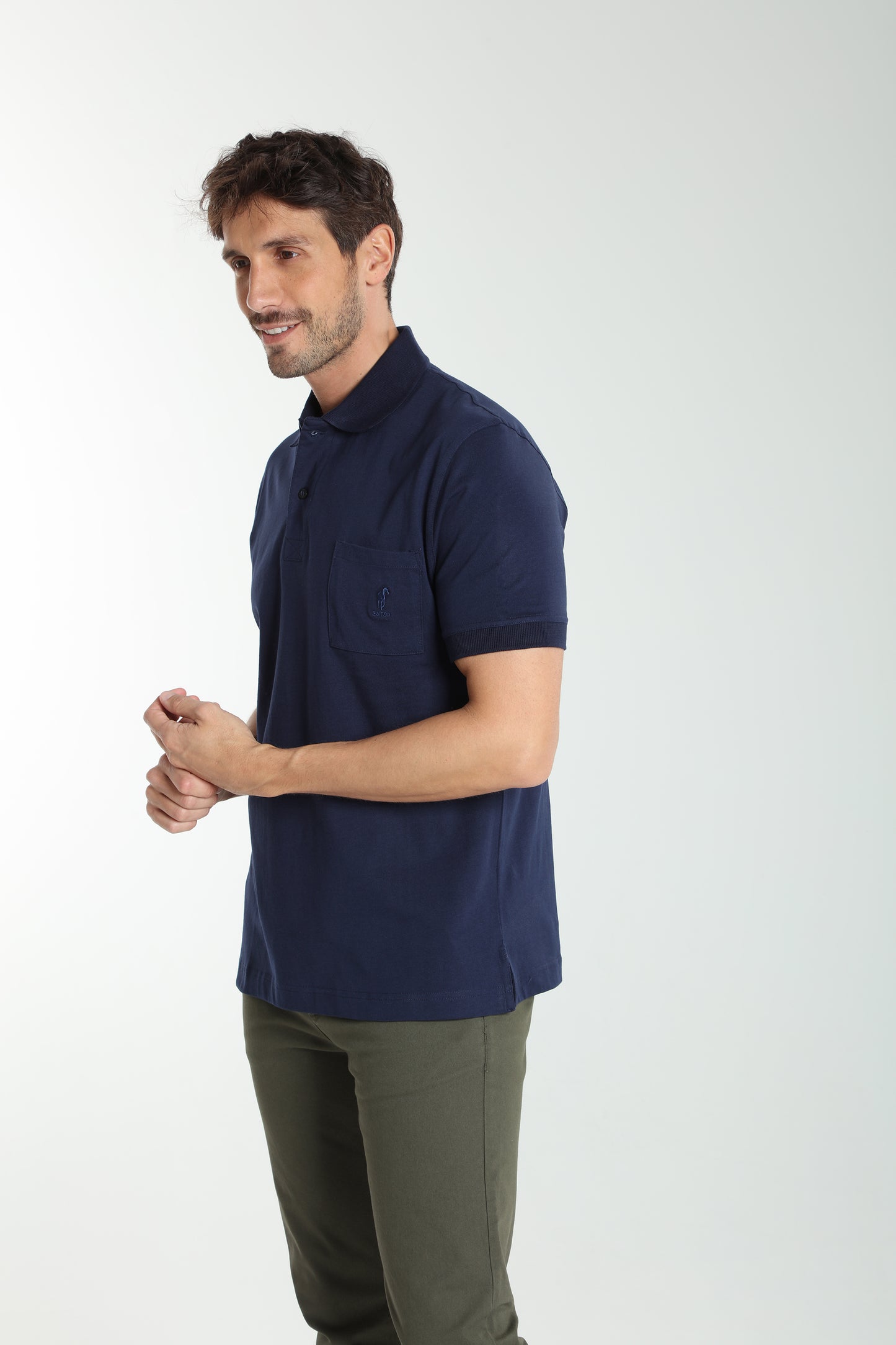 Polo manches courtes PJEY marine