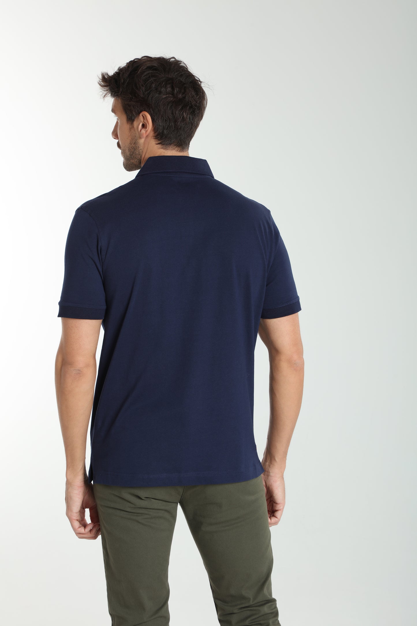 Polo manches courtes PJEY marine