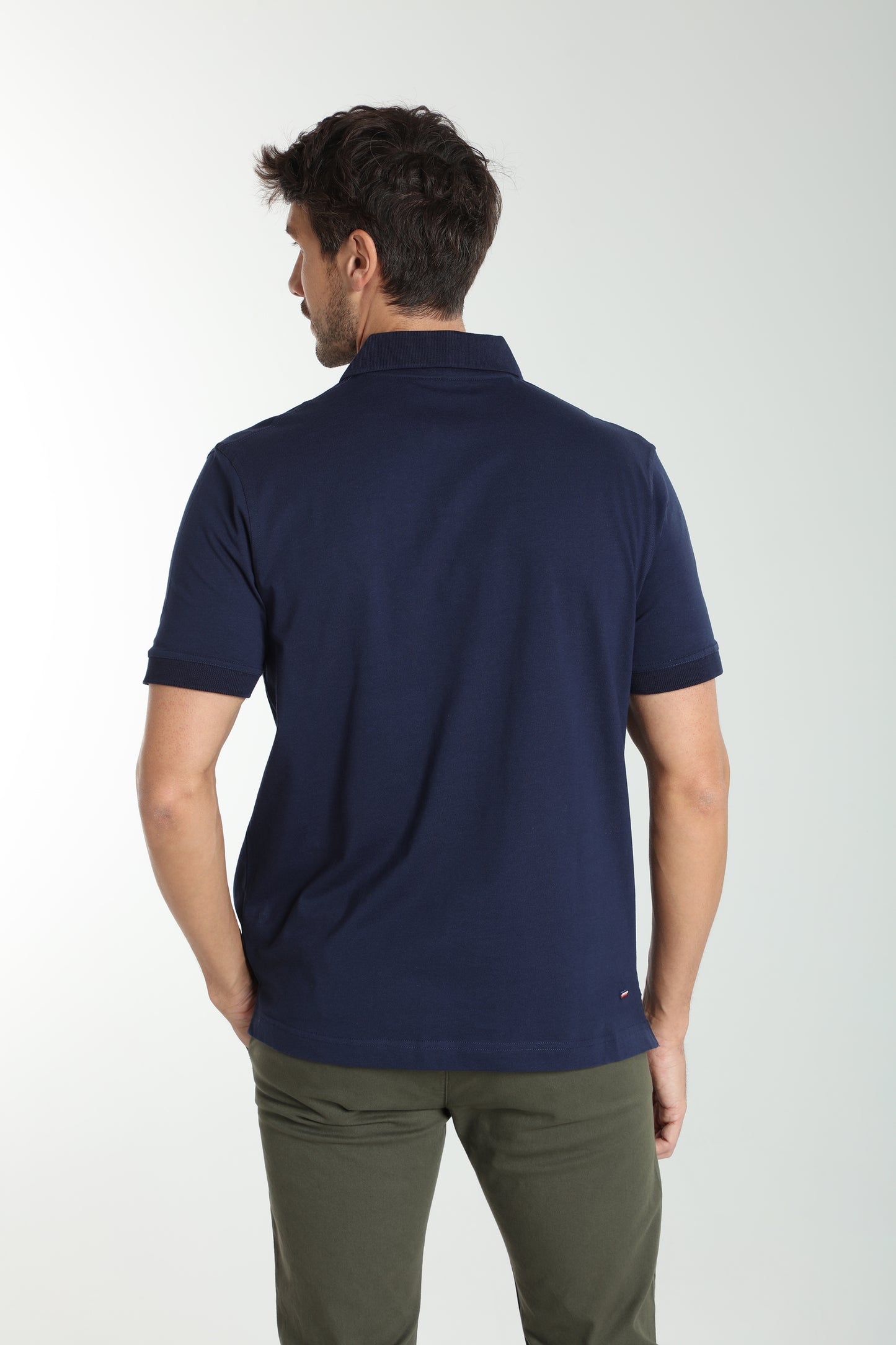 Polo manches courtes PJEY marine