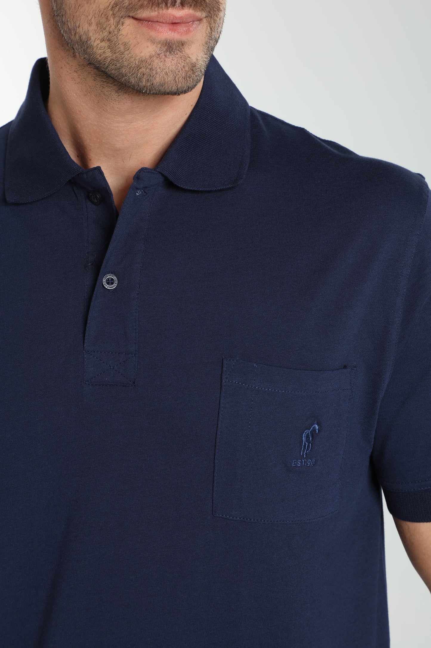 Polo manches courtes PJEY marine