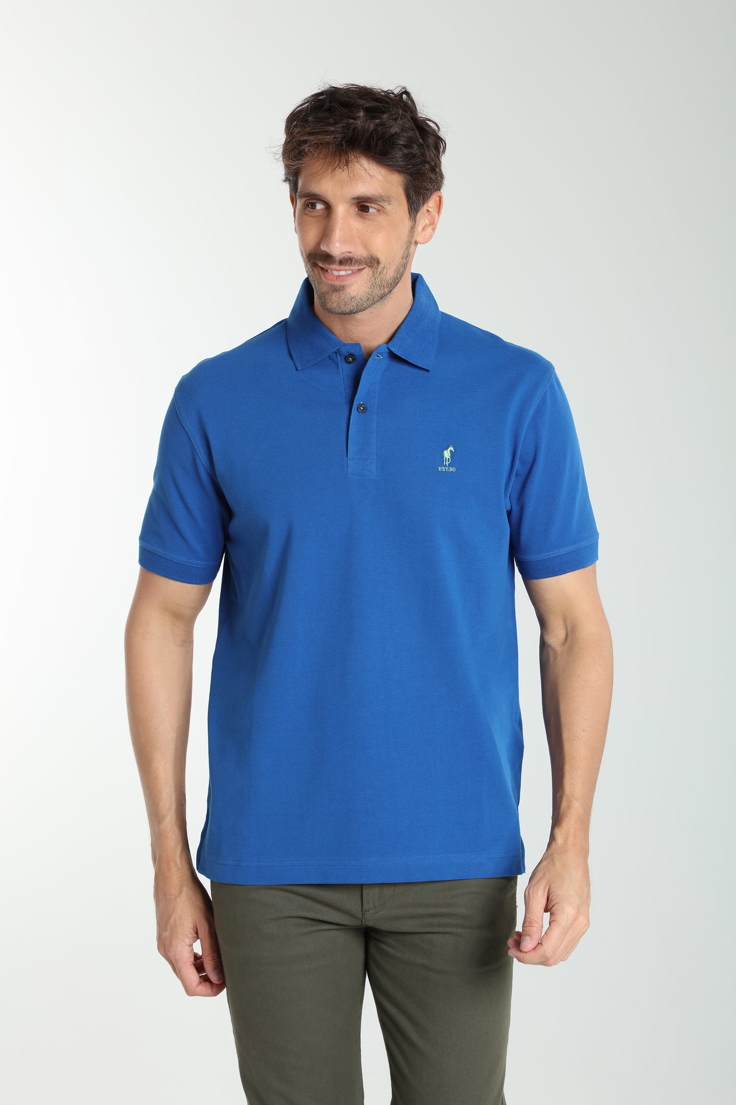 Polo manches courtes PAUL bleu