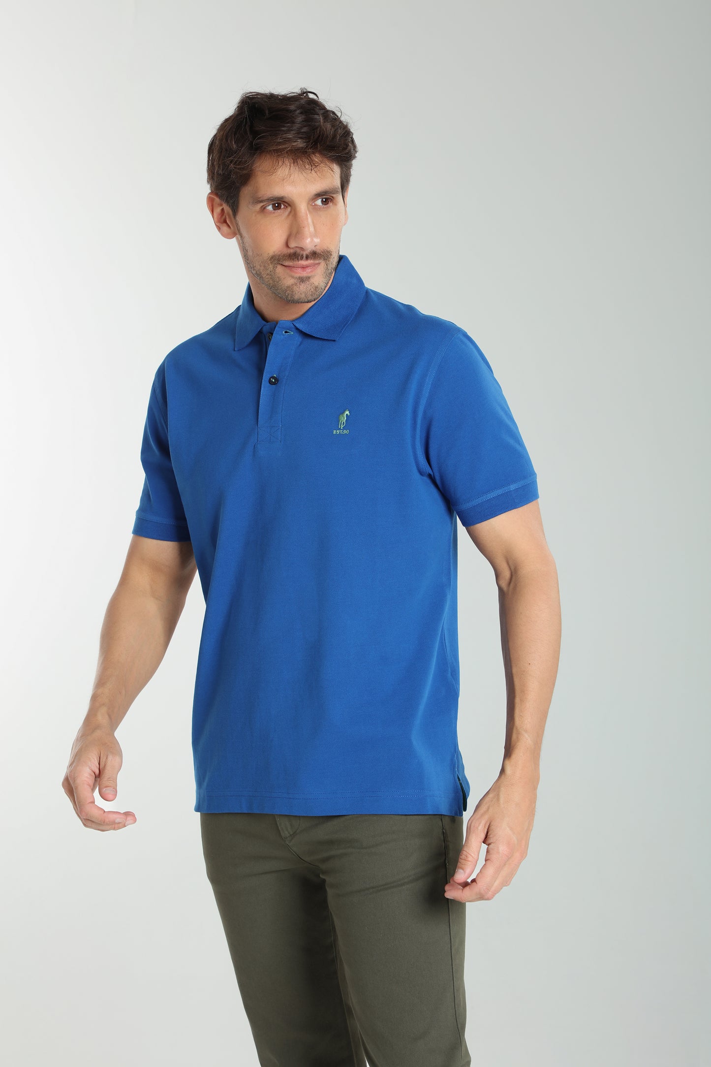 Polo manches courtes PAUL bleu