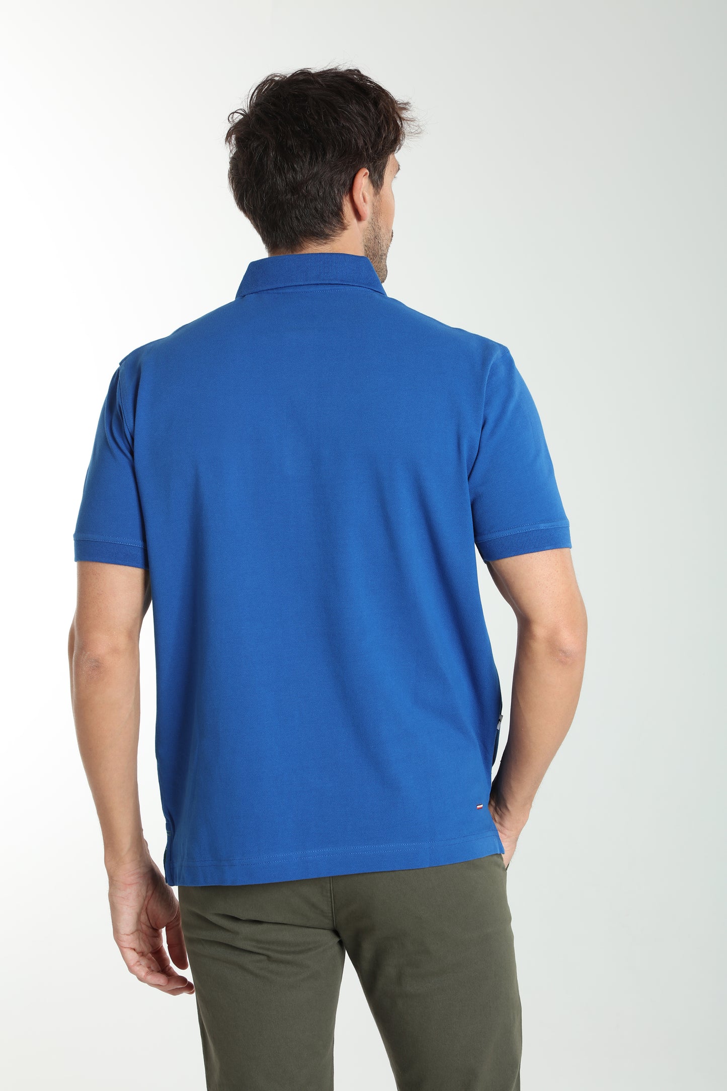 Polo manches courtes PAUL bleu