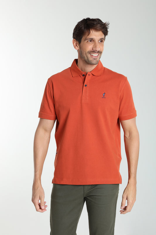 Polo manches courtes PAUL brique