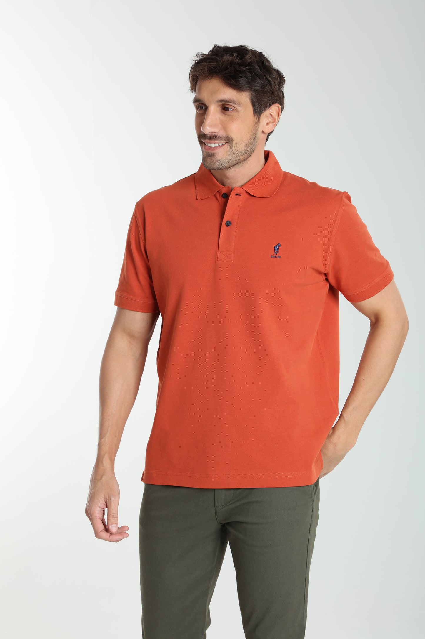 Polo manches courtes PAUL brique