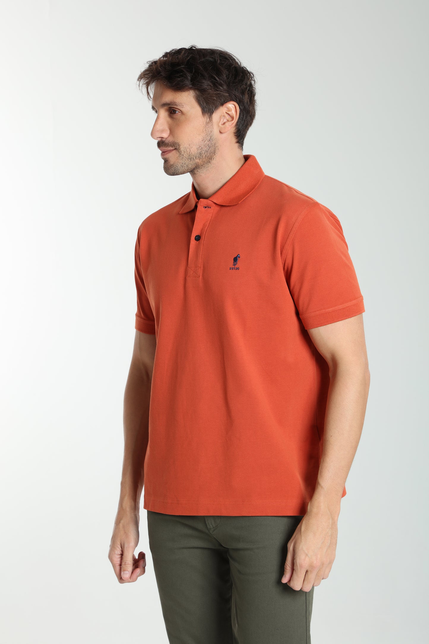 Polo manches courtes PAUL brique