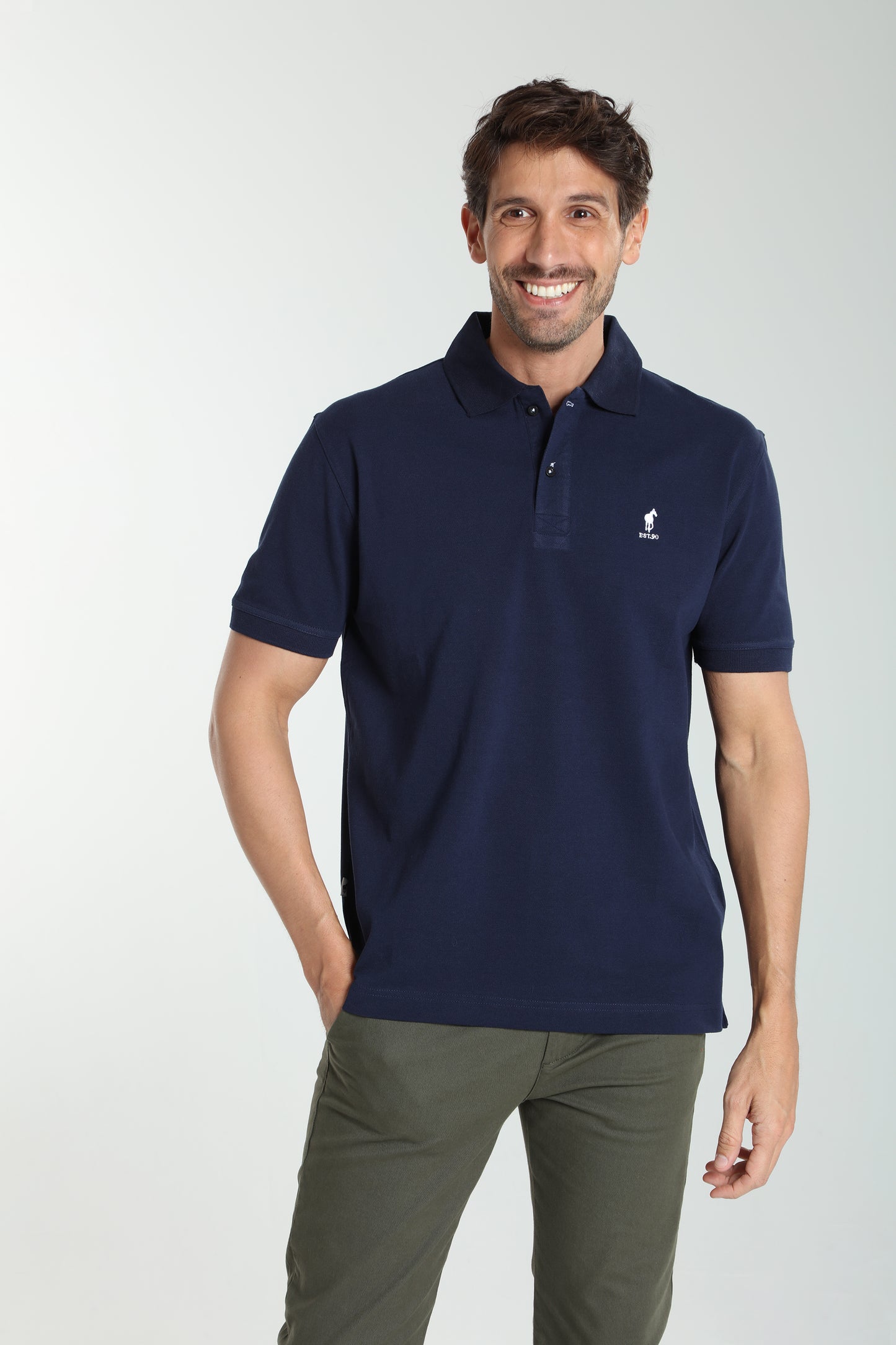 Polo manches courtes PAUL marine