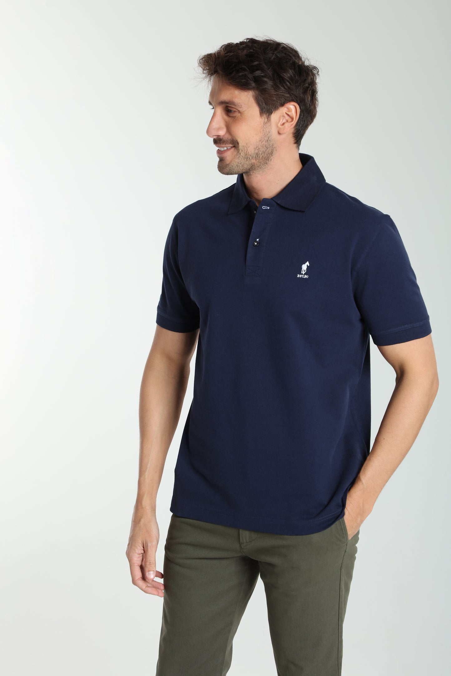 Polo manches courtes PAUL marine