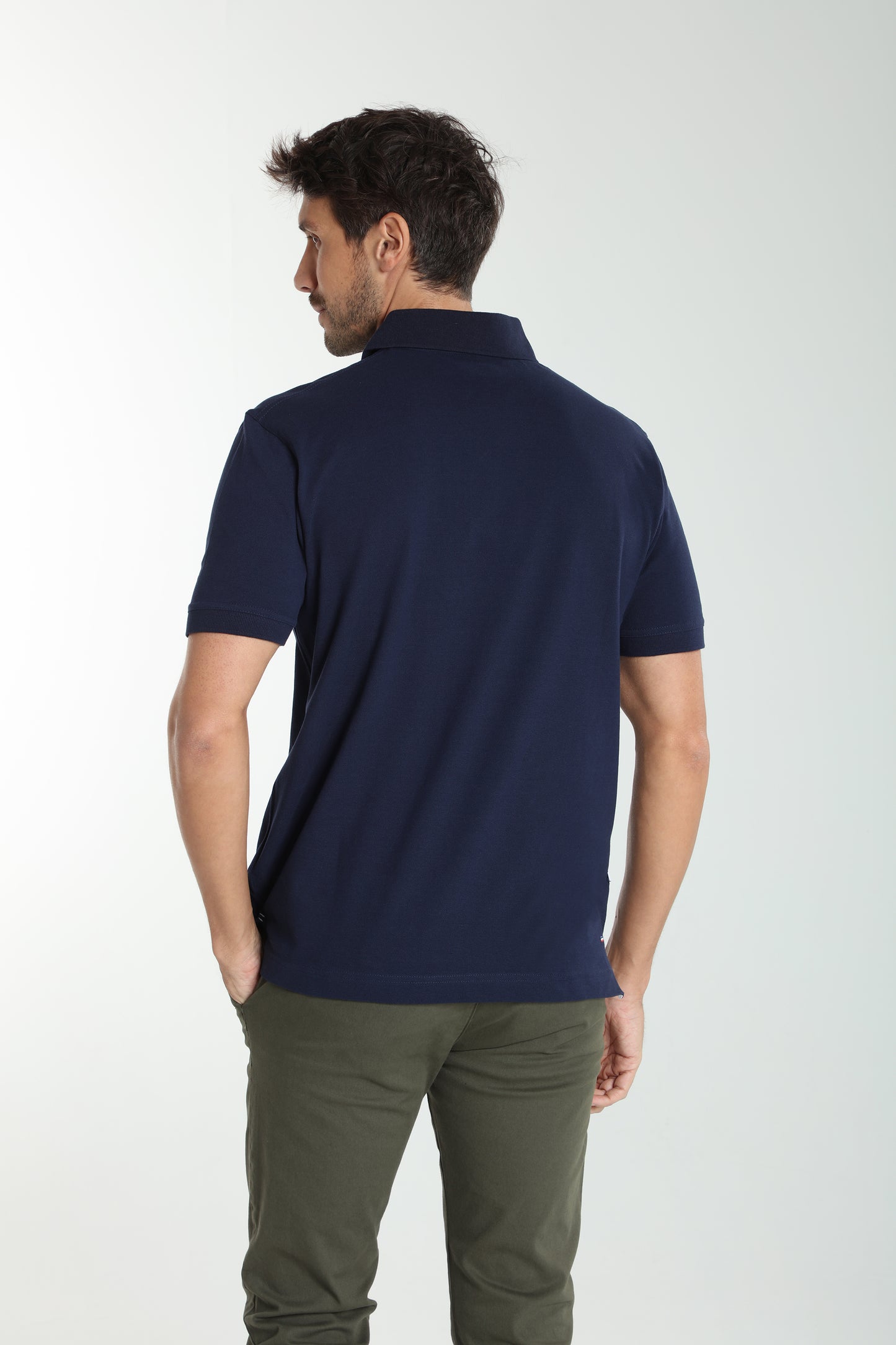 Polo manches courtes PAUL marine