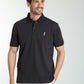 Polo manches courtes PAUL noir
