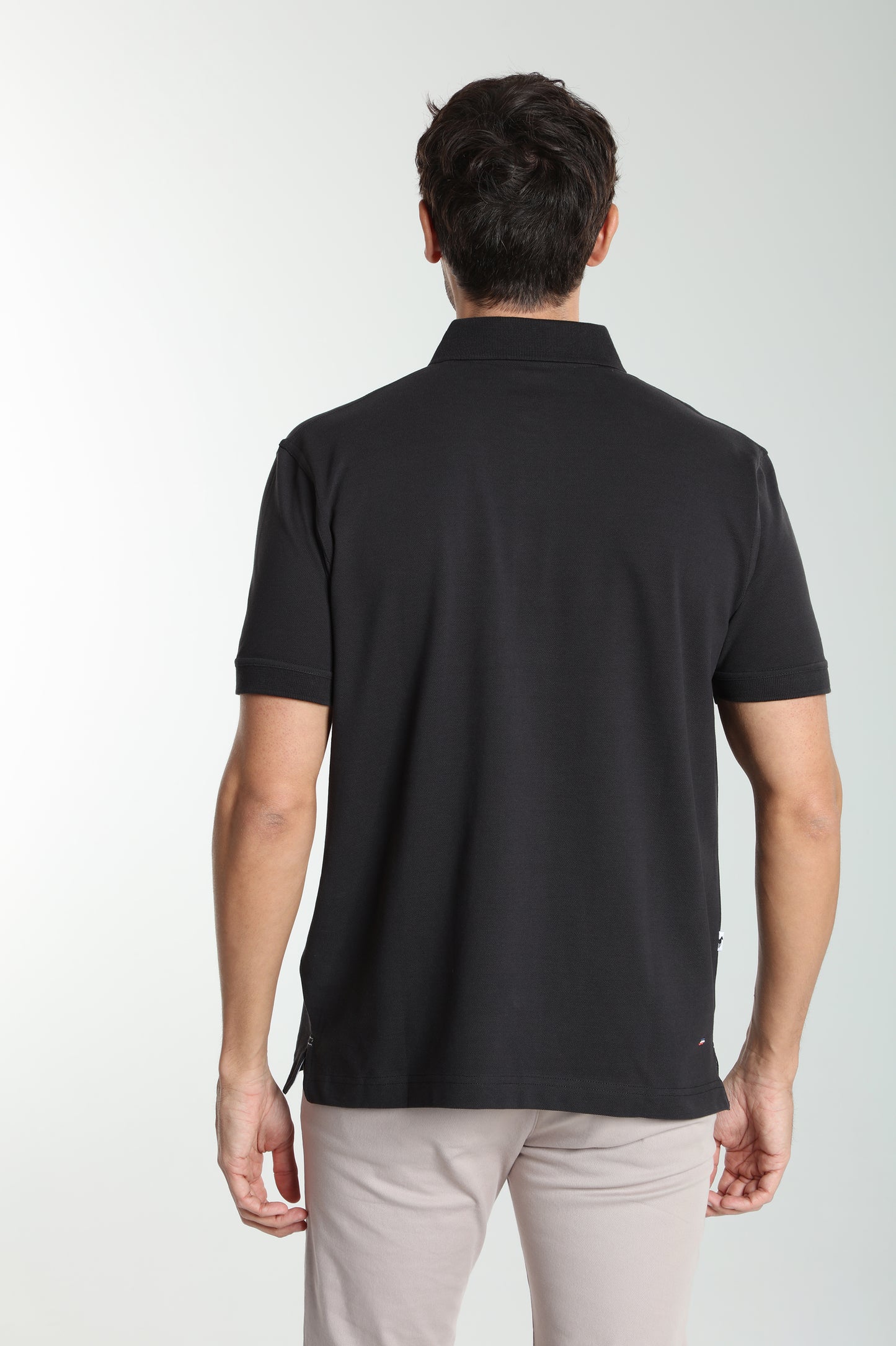 Polo manches courtes PAUL noir