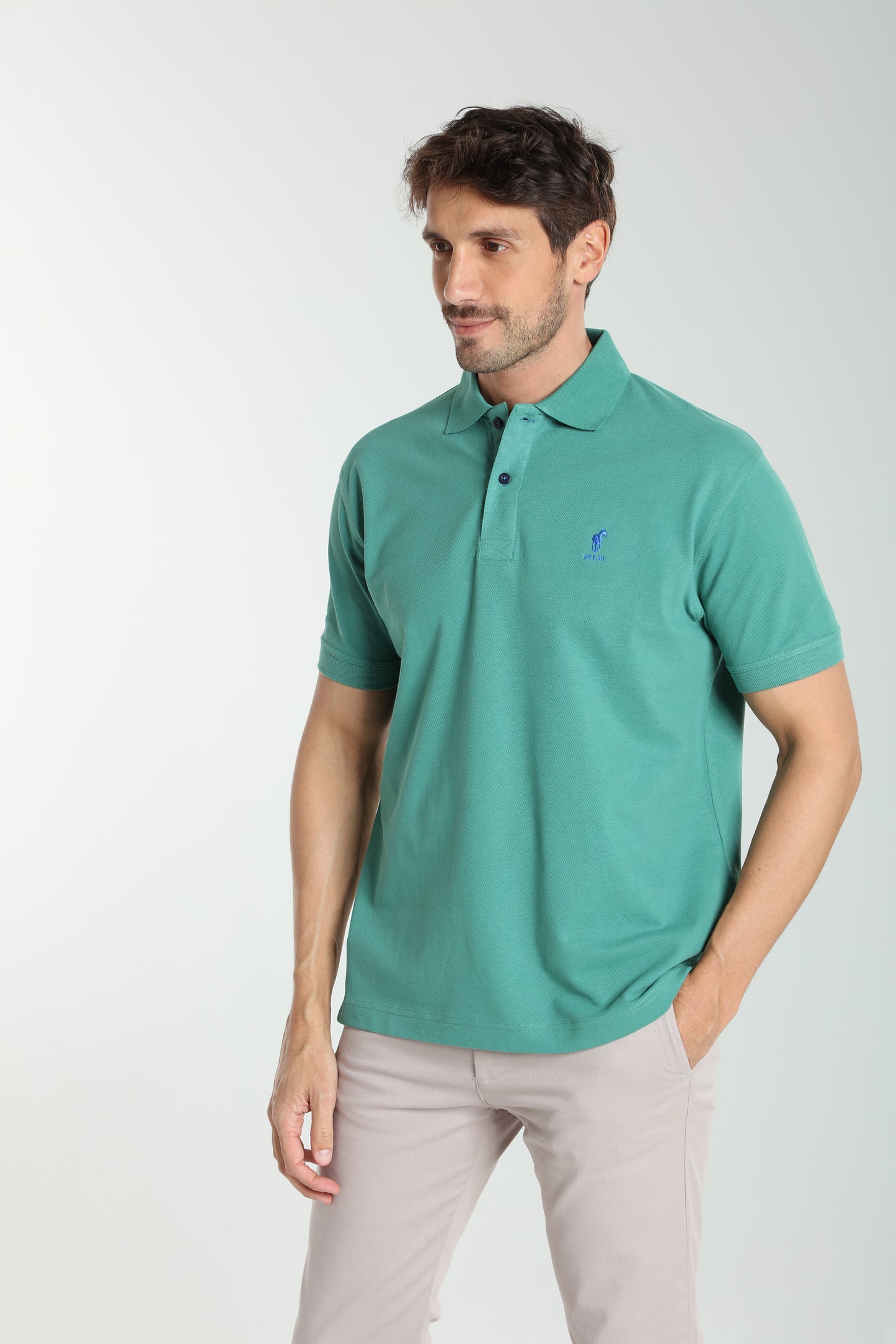 Polo manches courtes PAUL vert