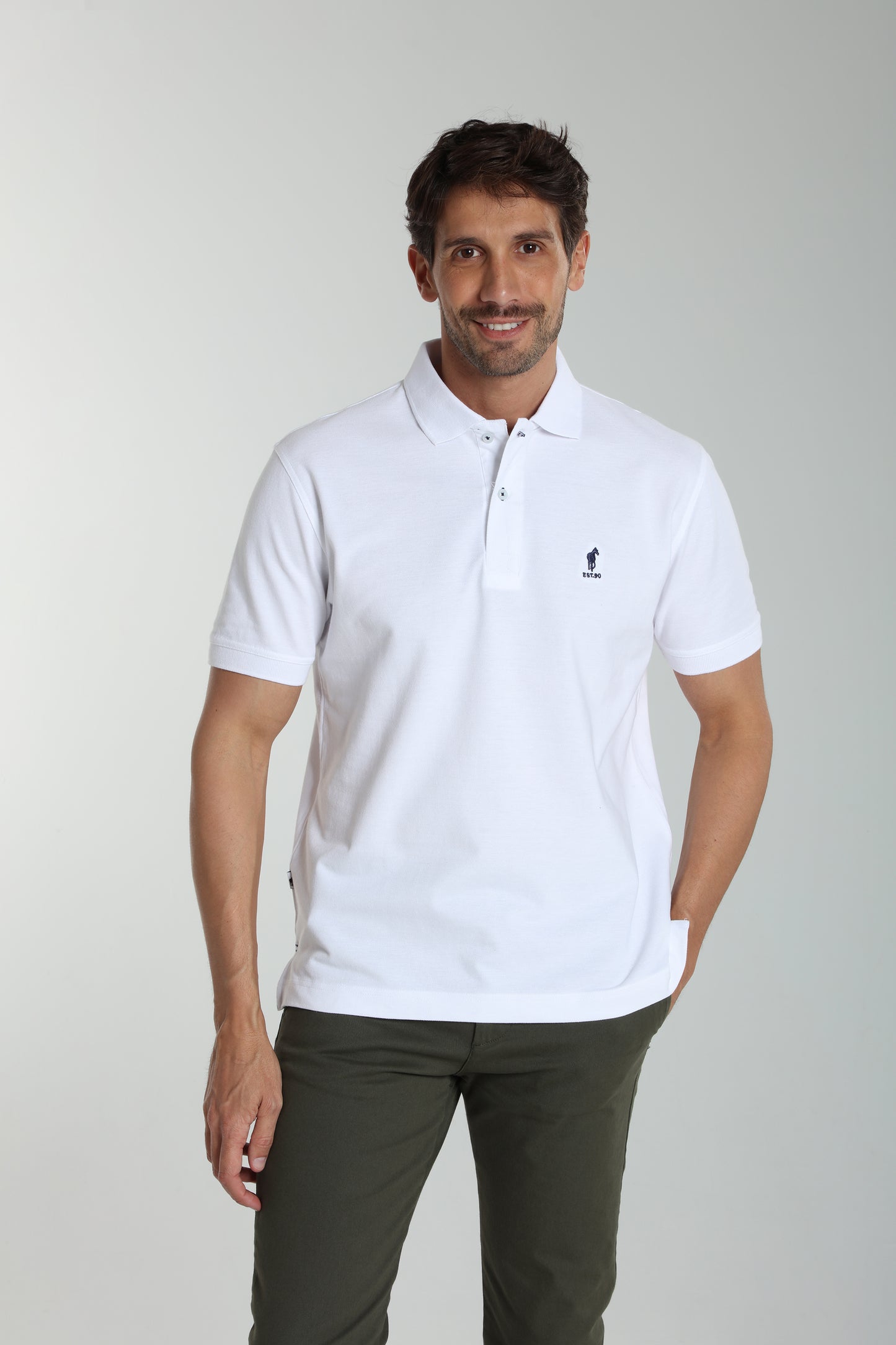 Polo manches courtes PAUL blanc