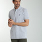 Polo manches courtes PAUL gris chiné