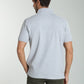 Polo manches courtes PAUL gris chiné