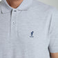 Polo manches courtes PAUL gris chiné