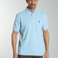 Polo manches courtes PAUL bleu ciel