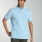 Polo manches courtes PAUL bleu ciel