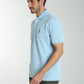 Polo manches courtes PAUL bleu ciel