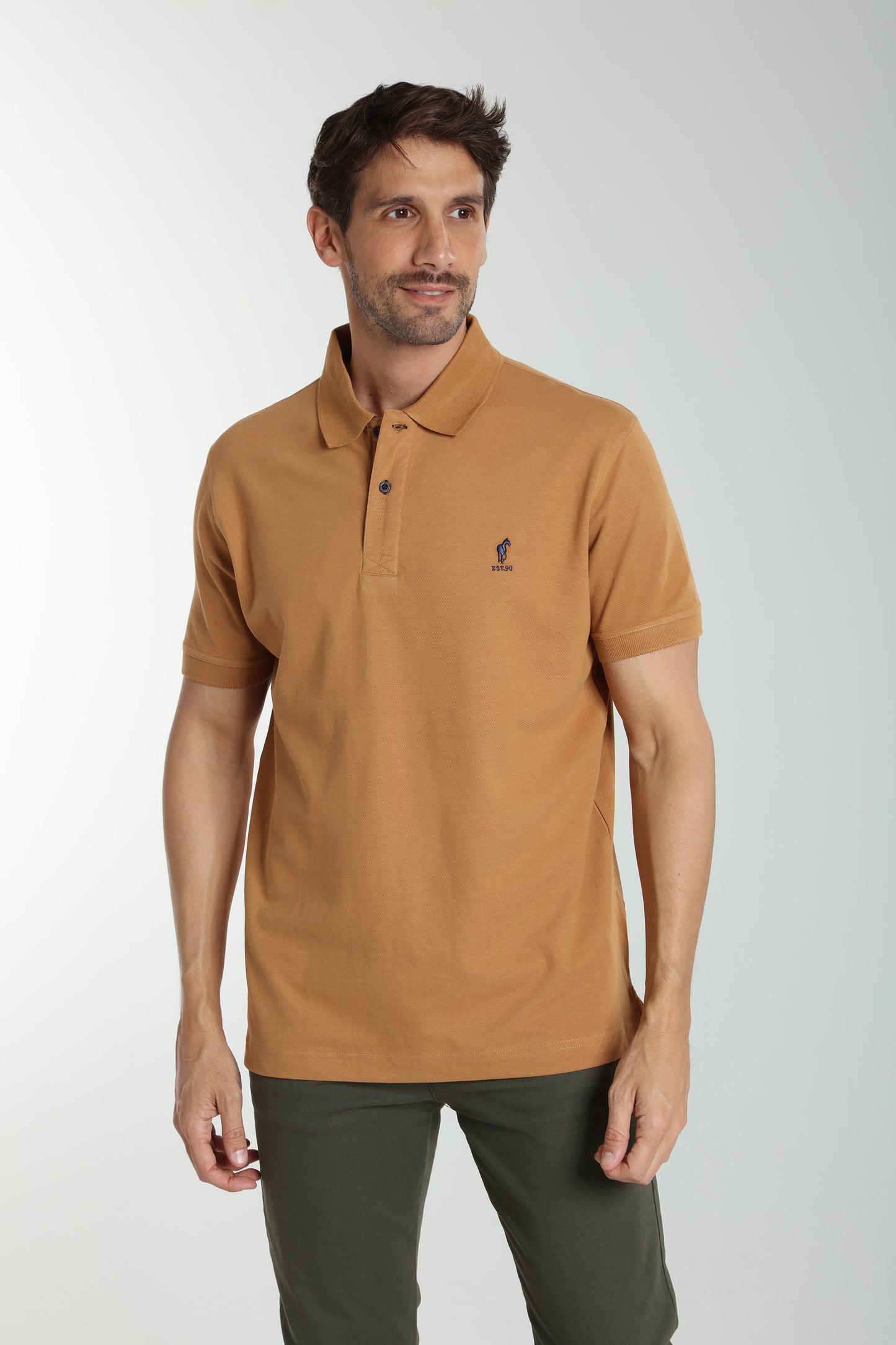 Polo manches courtes PAUL tabac