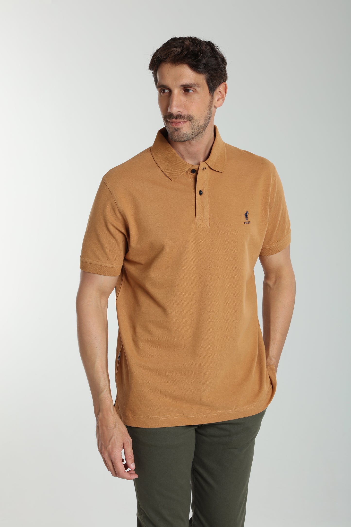Polo manches courtes PAUL tabac