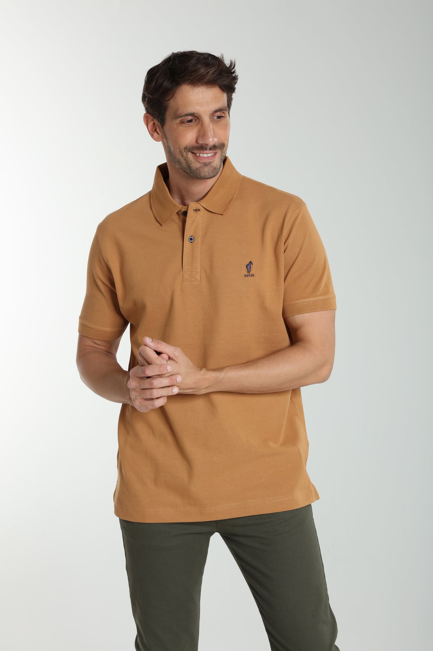 Polo manches courtes PAUL tabac