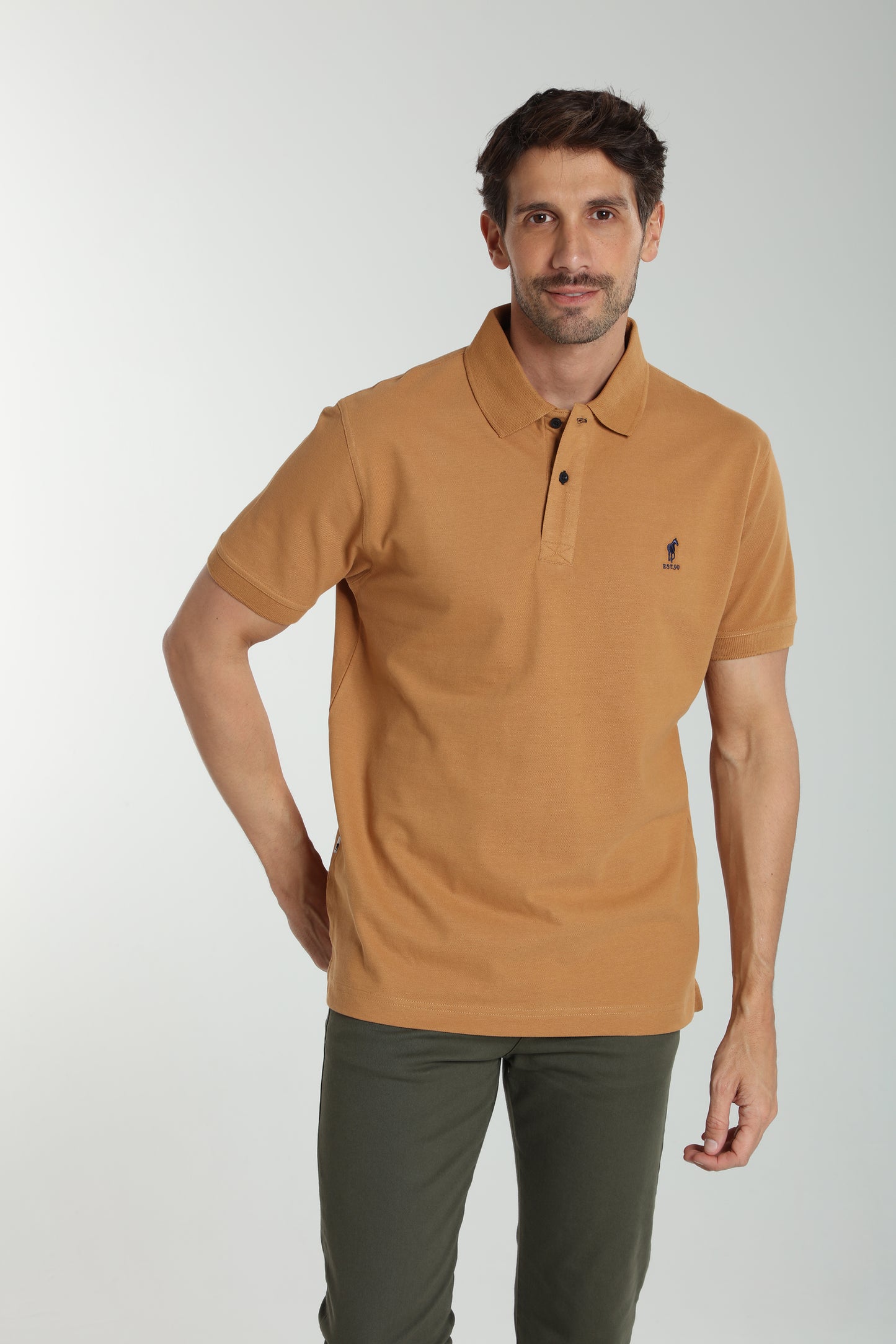 Polo manches courtes PAUL tabac