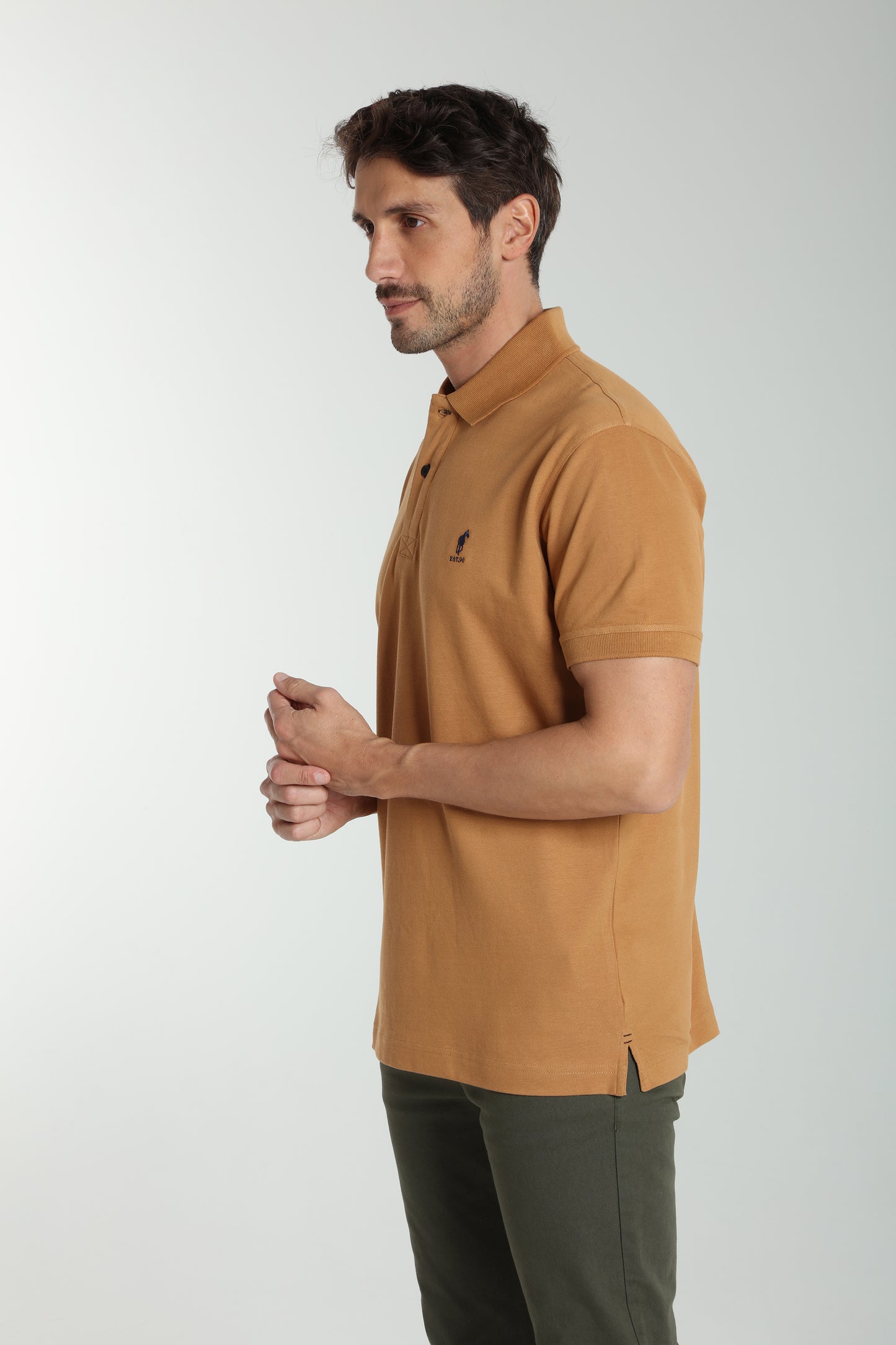 Polo manches courtes PAUL tabac