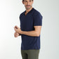 Polo manches courtes PAT marine