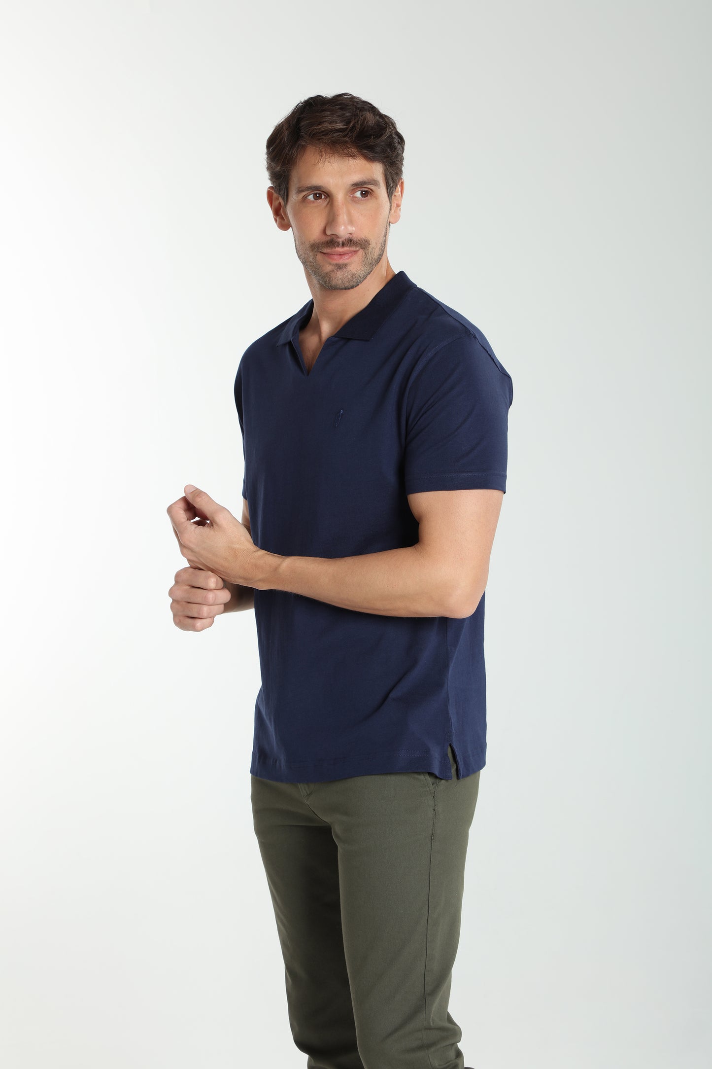 Polo manches courtes PAT marine