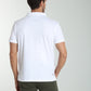 Polo manches courtes PAT blanc
