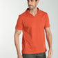 Polo manches courtes PAT brique