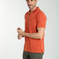 Polo manches courtes PAT brique
