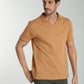 Polo manches courtes PAT tabac