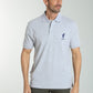 Polo manches courtes PING gris chiné