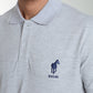 Polo manches courtes PING gris chiné