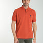 Polo manches courtes PING brique